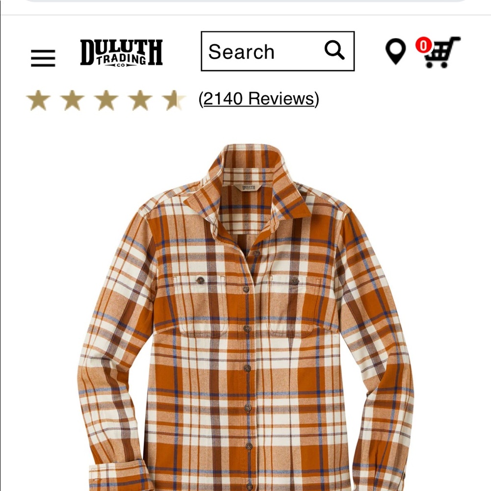 Brand New Duluth Trading Flannel
